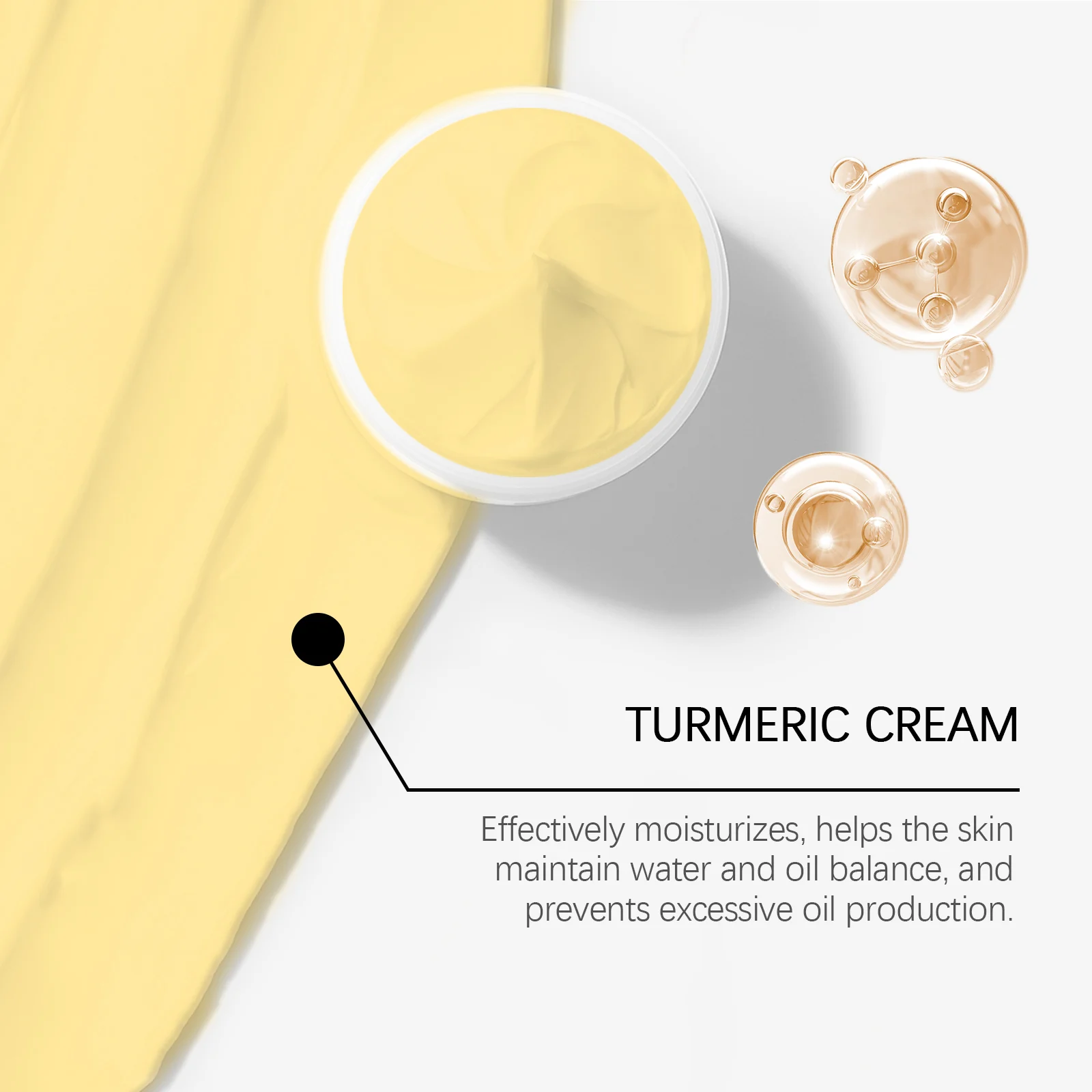 Turmeric Moisturizing Cream Brightens Skin, Reduces Acne & Hydrates 50g 8 turmeric moisturizing cream brightens skin reduces acne hydrates 50g wes fg3383j8 desc 8