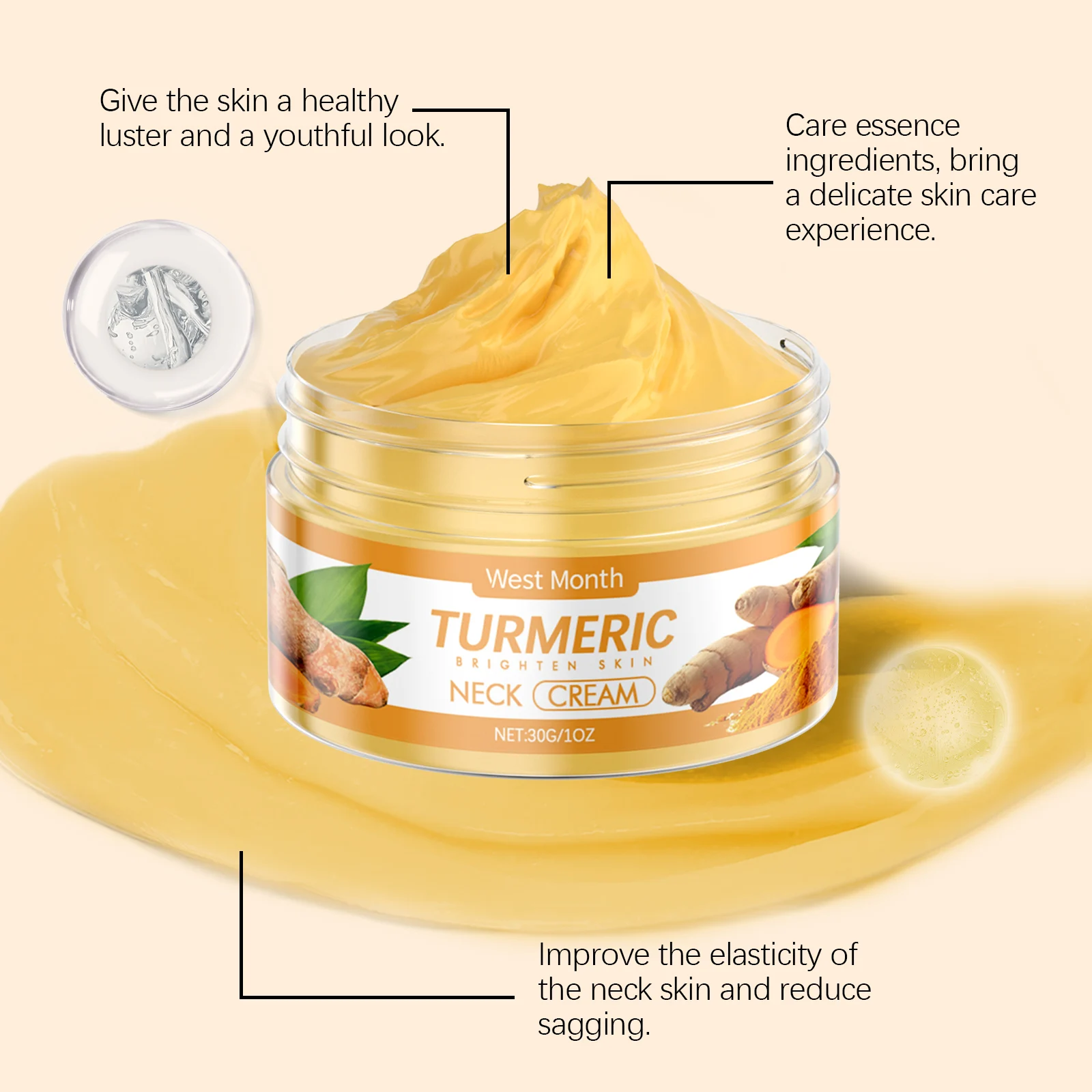 Turmeric Neck Cream Firming and Lifting Anti-Aging 30g 7 turmeric neck cream firming lifting anti aging 30g wes zubmq4a7 desc 7
