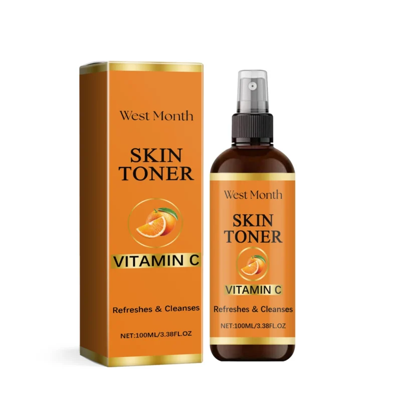 West Month Vitamin C & Rose Hydrating Facial Toner Spray for Brightening & Moisturizing All Skin Types