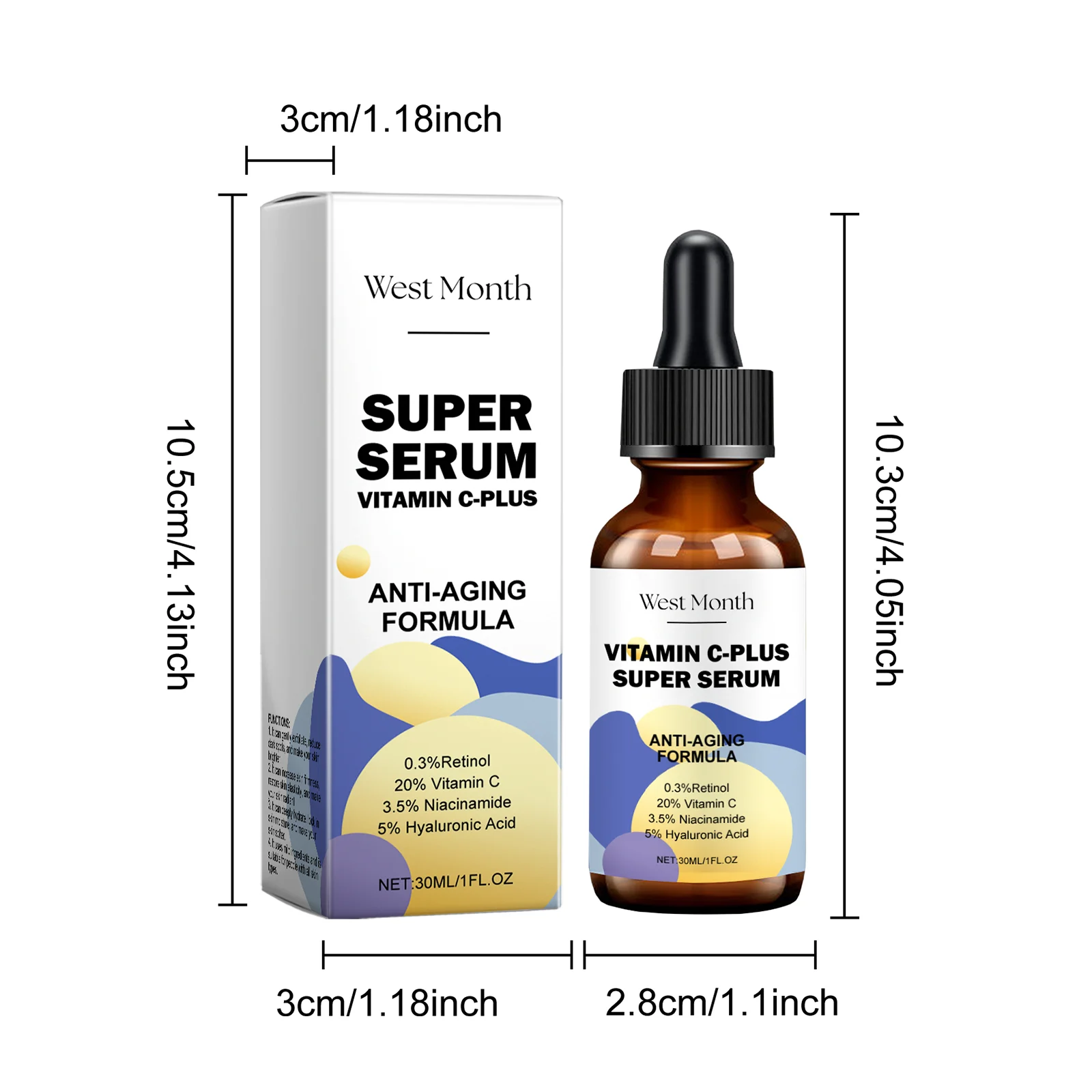 West Month Vitamin C Plus Super Serum for Anti-Aging and Brightening Skin 1 vitamin c serum wes jtzpqew7 desc 1