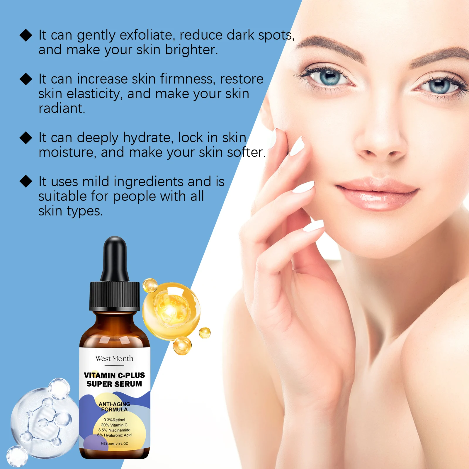 West Month Vitamin C Plus Super Serum for Anti-Aging and Brightening Skin 8 vitamin c serum wes jtzpqew7 desc 8