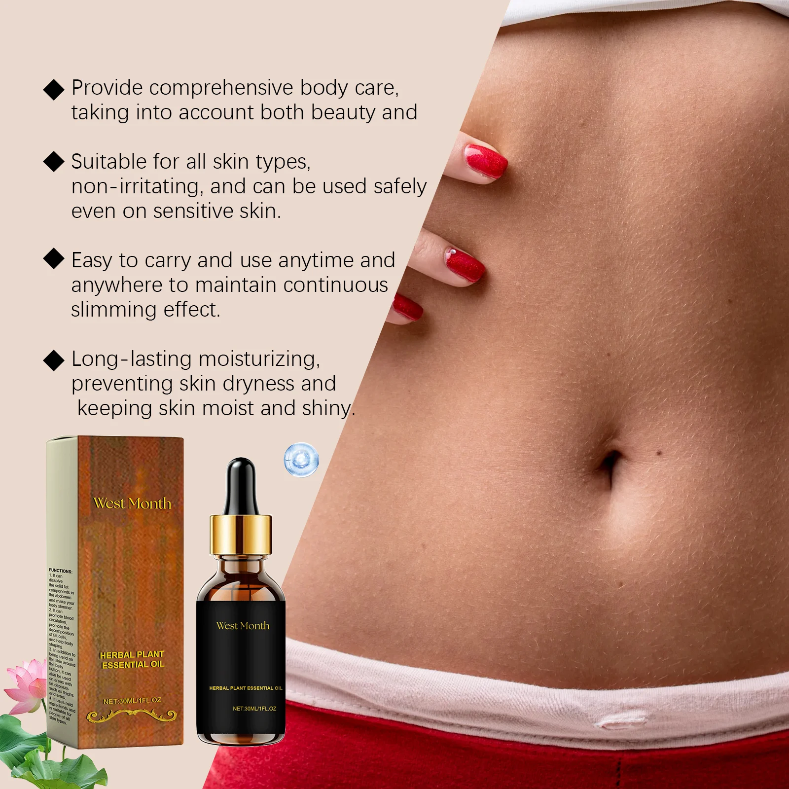 Weight Loss Massage Oil Body Shaping Slimming Herbal Extract Serum 30ml 8 weight loss massage oil body shaping slimming herbal extract serum 30ml wes kjm9d6k7 desc 8