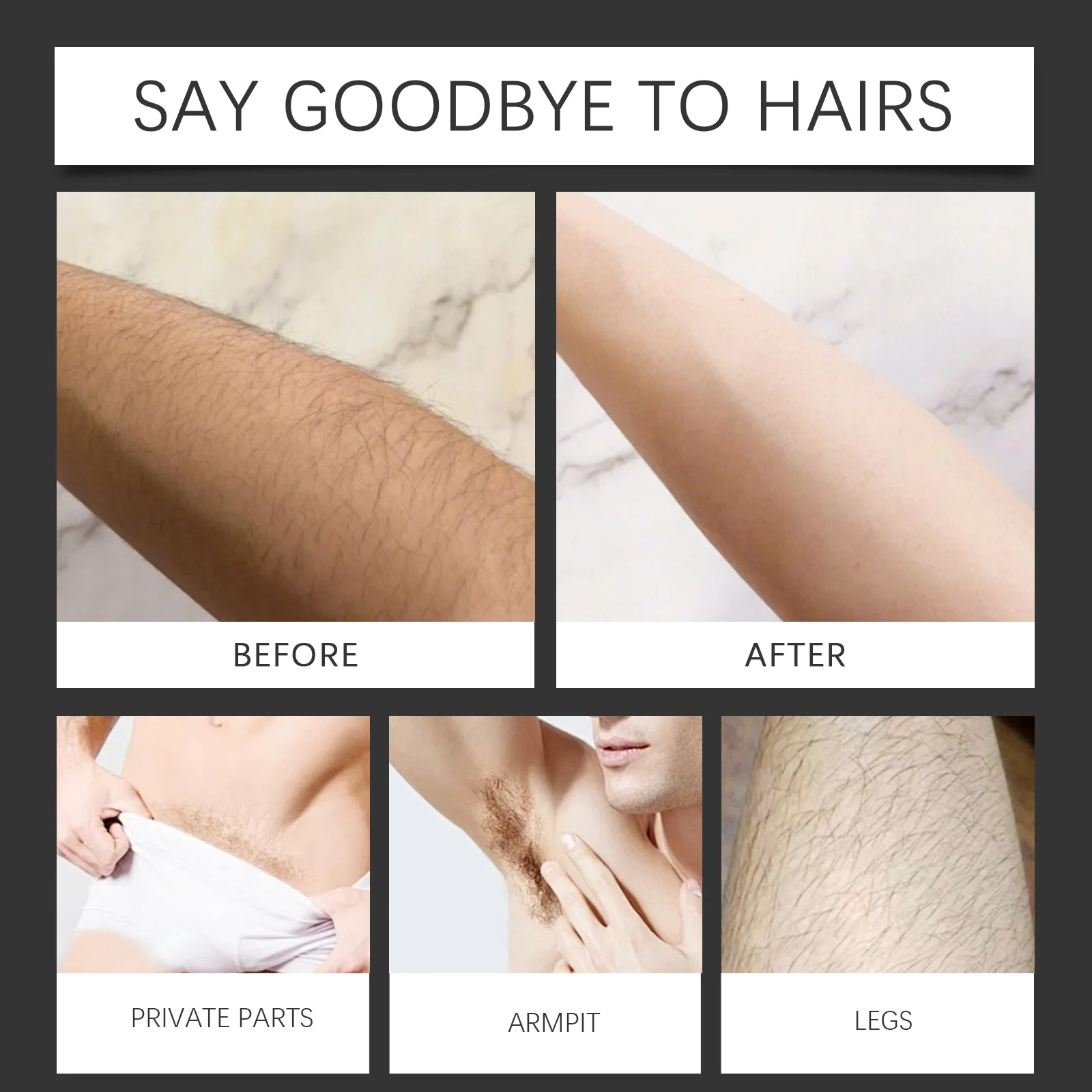 Body Hair Removal Spray Gentle Smoothing for Arms Legs Chest Back 100ml 9 west month body hair removal spray 100ml wes y56w3s9f desc 9