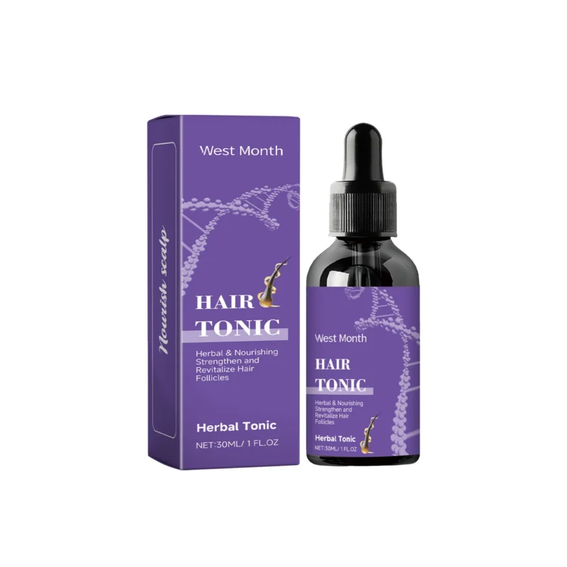 West Month Hair Tonic Scalp Treatment 30ml with Herbal Extracts for Deep Nourishment and Hair Growth