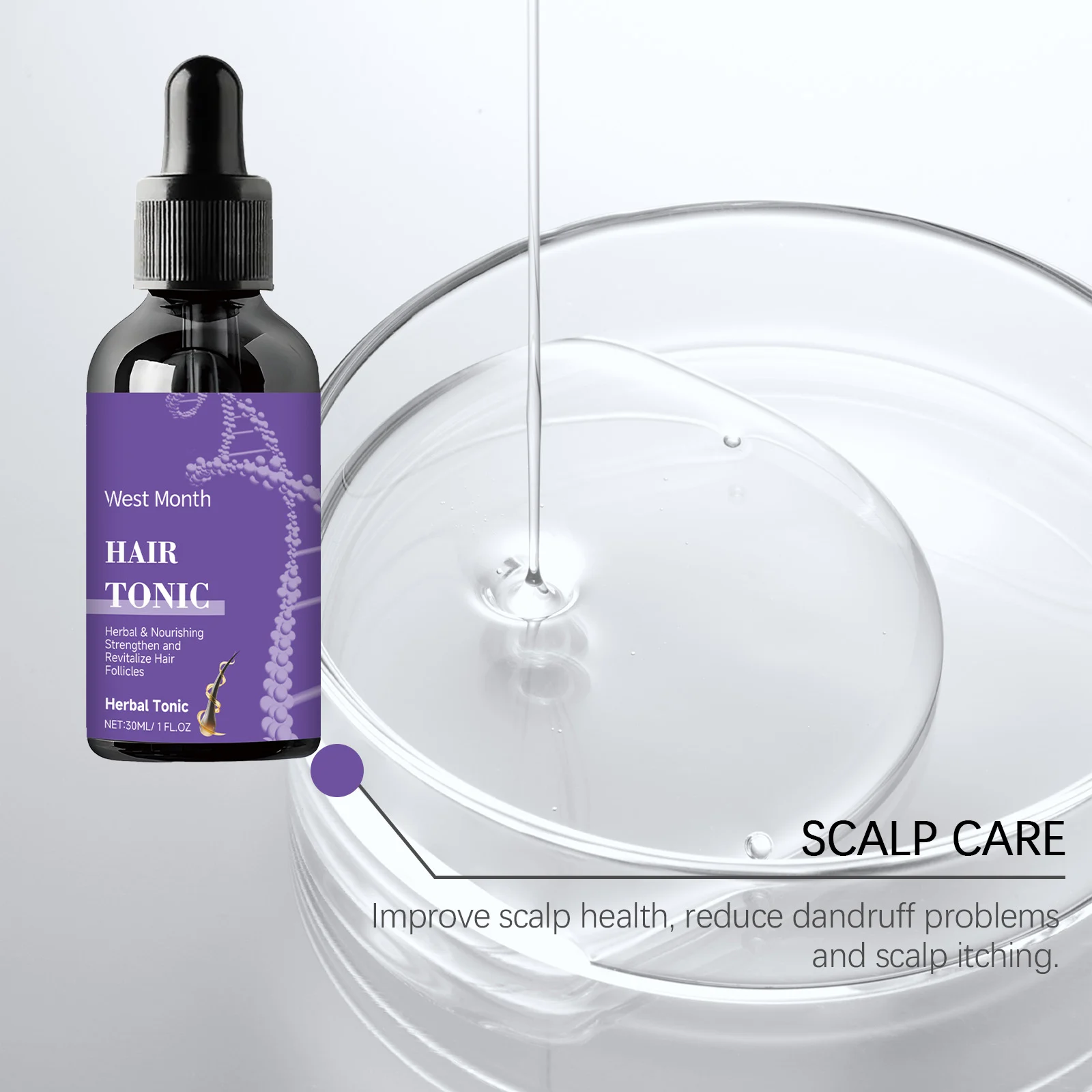 Hair Tonic Scalp Treatment 30ml Herbal Essence for Hair Growth & Nourishment 8 westmonth hair tonic scalp treatment 30ml wes dk5nyxm5 desc 8