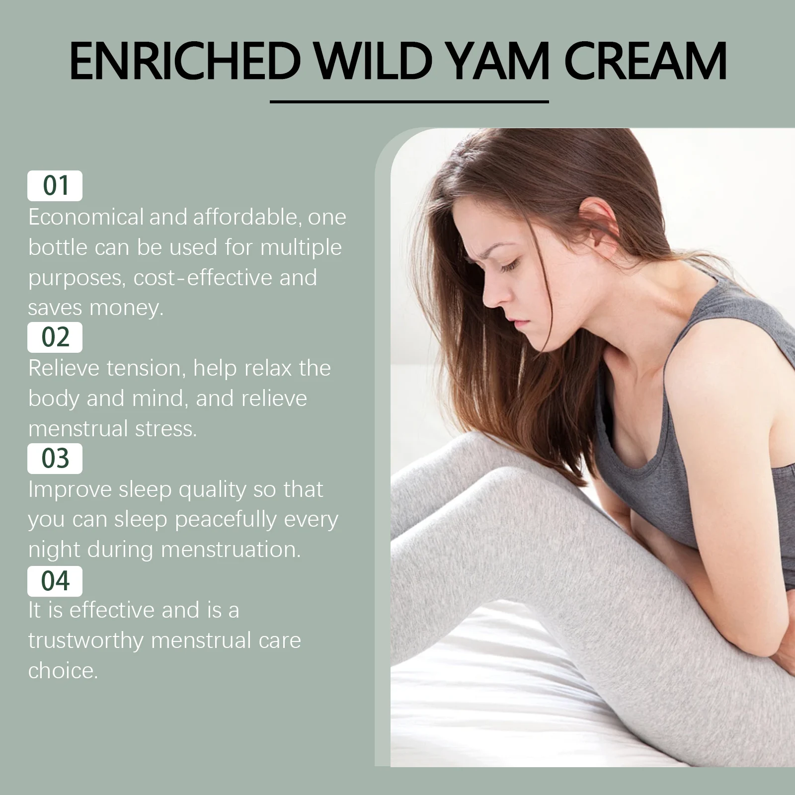 Wild Yam Cream for Women 100g for Menstrual Comfort & Skin Nourishment 5 wild yam cream for women 100g wes sbq67c8w desc 5