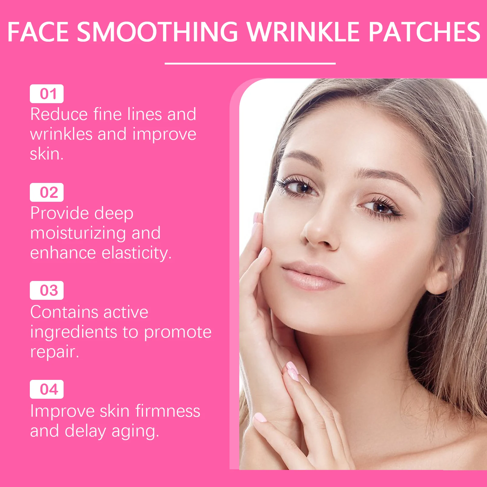 Wrinkle Patches Set for Face Smoothing, Tightening, and Lifting 5 wrinkle patches set face smoothing tightening lifting wes nc64mv8p desc 5