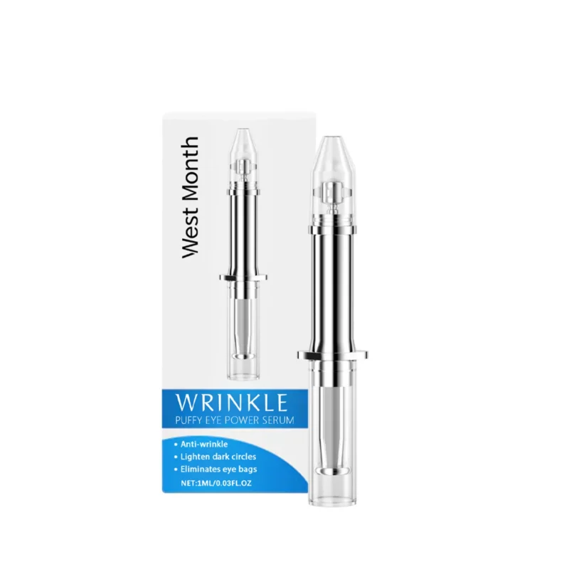 West Month Wrinkle Puffy Eye Power Serum 1ml for reducing dark circles, puffiness, and fine lines