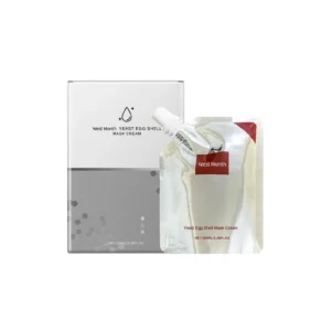 West Month Yeast Egg Shell Peel-Off Mask Cream for Deep Moisturizing & Skin Rejuvenation