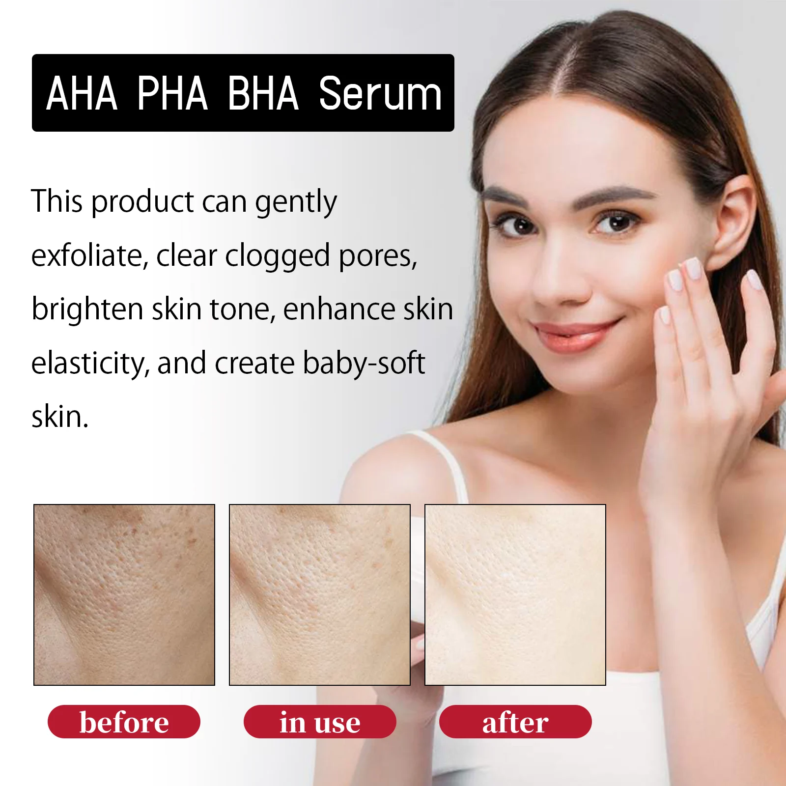 West Month AHA PHA BHA 32% Face Peel Serum for Instant Glow & Soft Skin 5 aha face peel serum wes 79cgzybw desc 5