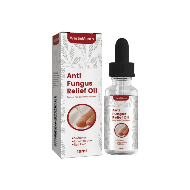 West Month Fungus Relief Oil for Toenails, Soften Thick Nails, Anti-Fungal Treatment, Nail Repair
