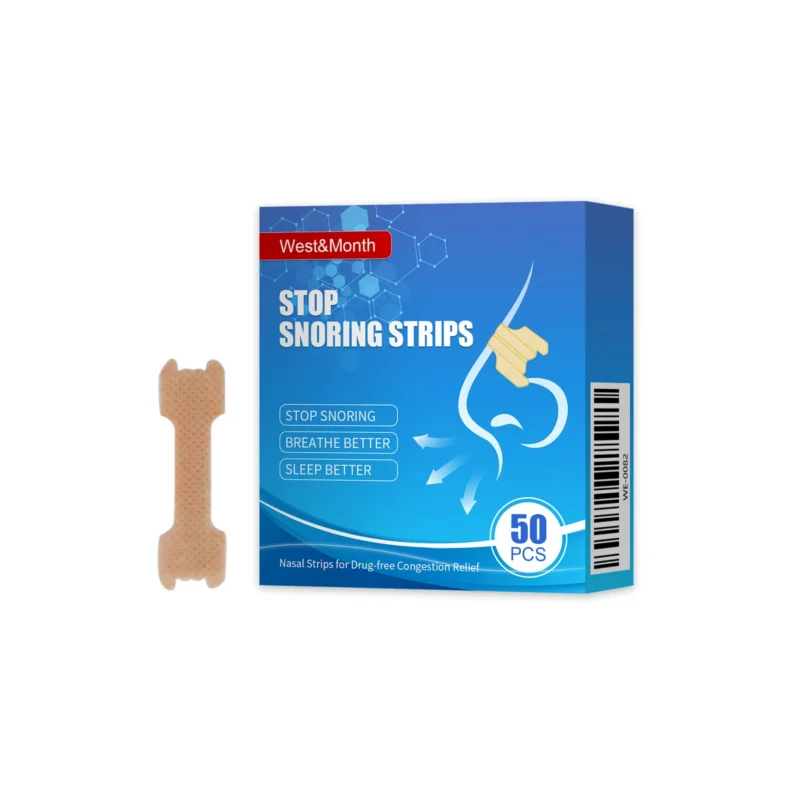 West&Month Adult Anti Snoring Nasal Strips for Drug-Free Snoring Relief and Better Sleep