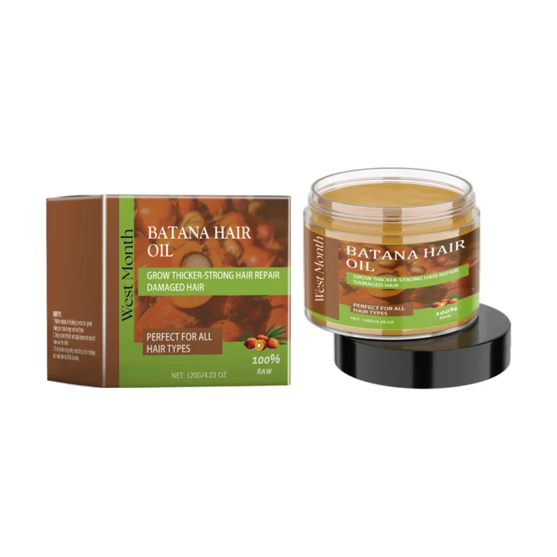 West Month Batana Hair Oil for Dry Damaged Hair Repair, Moisturizing & Strengthening