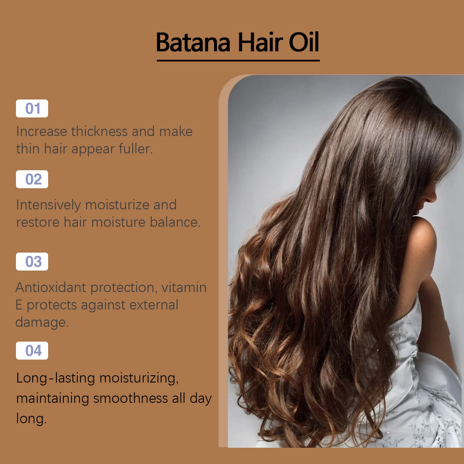 West Month Batana Hair Oil for Dry Damaged Hair Repair, Moisturizing & Strengthening 5 batana hair oil wes u7uuu329 desc 5