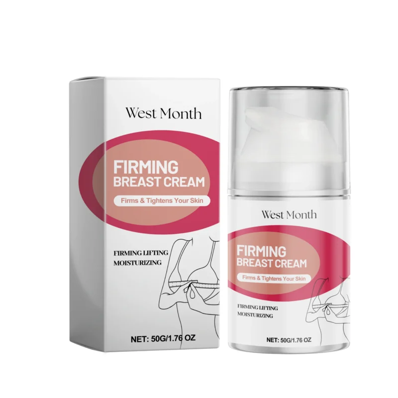 West Month Breast Firming and Lifting Cream for enhanced firmness, tightness, and a more lifted bust contour.
