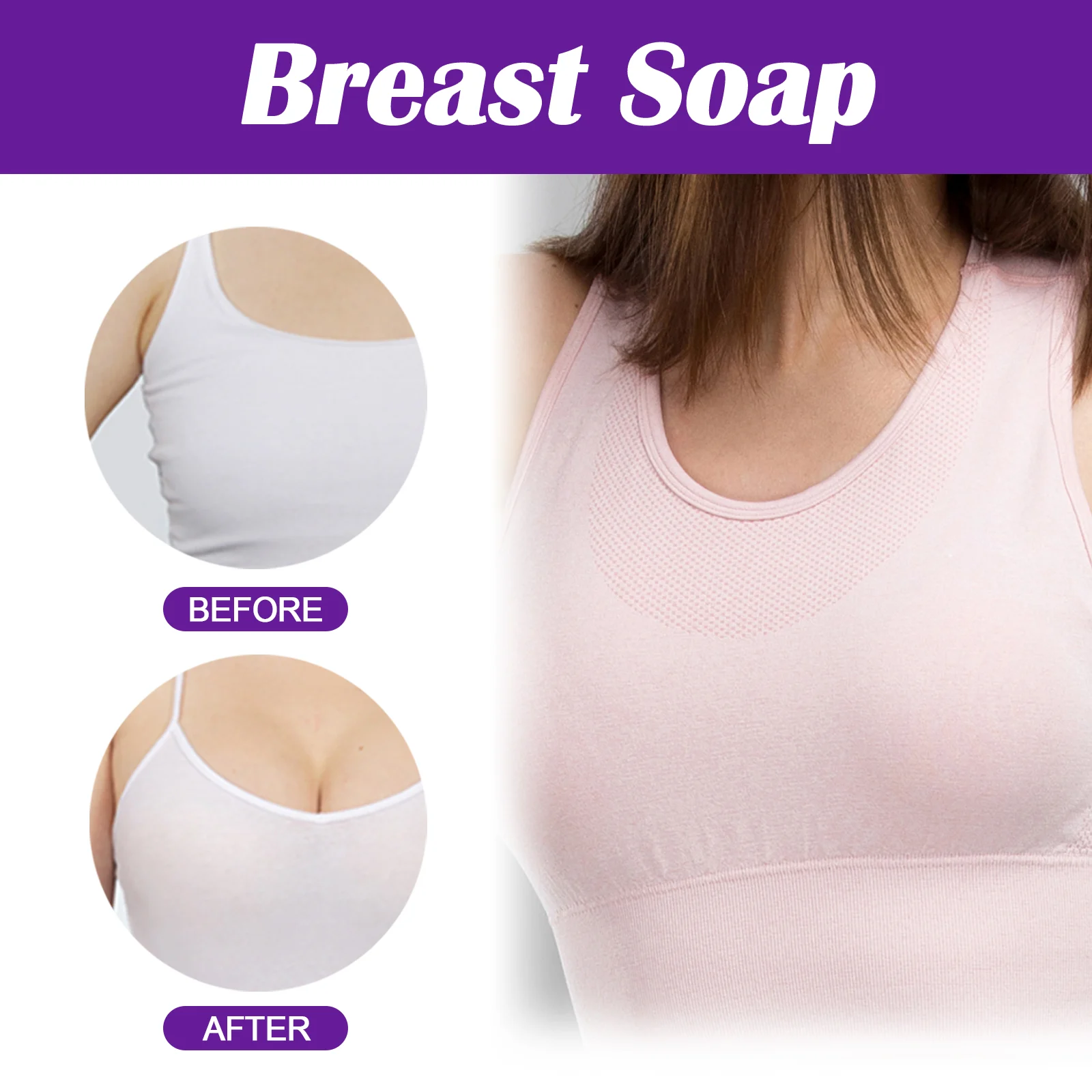 Breast Firming Soap for Fuller Chest Deep Cleanse Moisturize Tighten Skin 100g 8 breast firming soap 100g wes wnwdywa3 desc 8