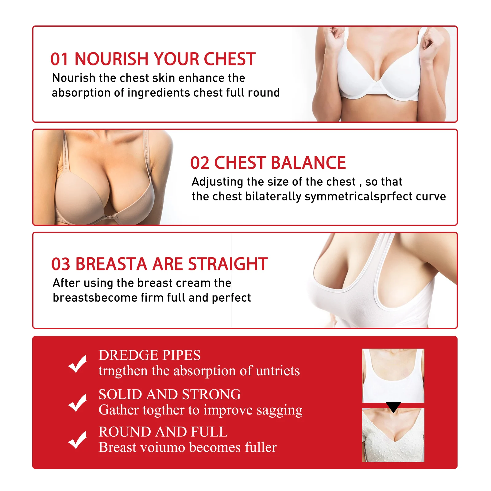 Bust Shaping Cream 30g for Firming, Lifting & Enhancing Breast Massage 5 bust shaping firming lifting massage cream 30g wes vrgxfyuh desc 5