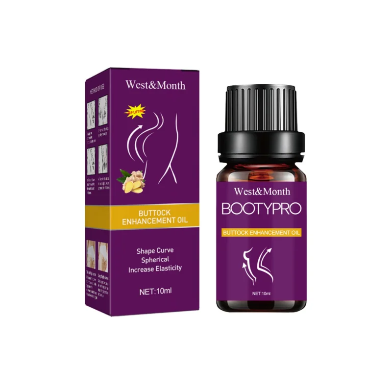 West Month Buttock Enhancement Oil 10ml - Firming Massage Oil for Curves
