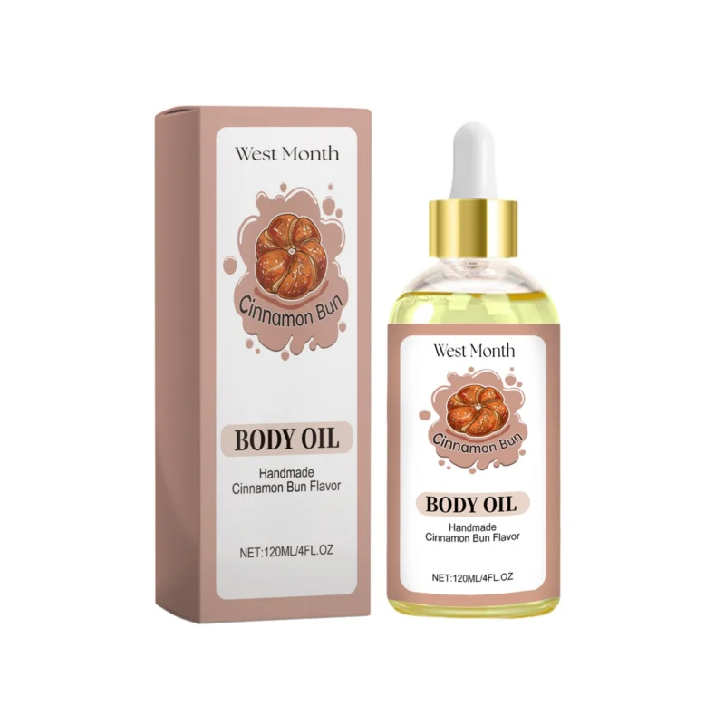 West Month Cinnamon Body Oil for Skin Moisturizing and Firming