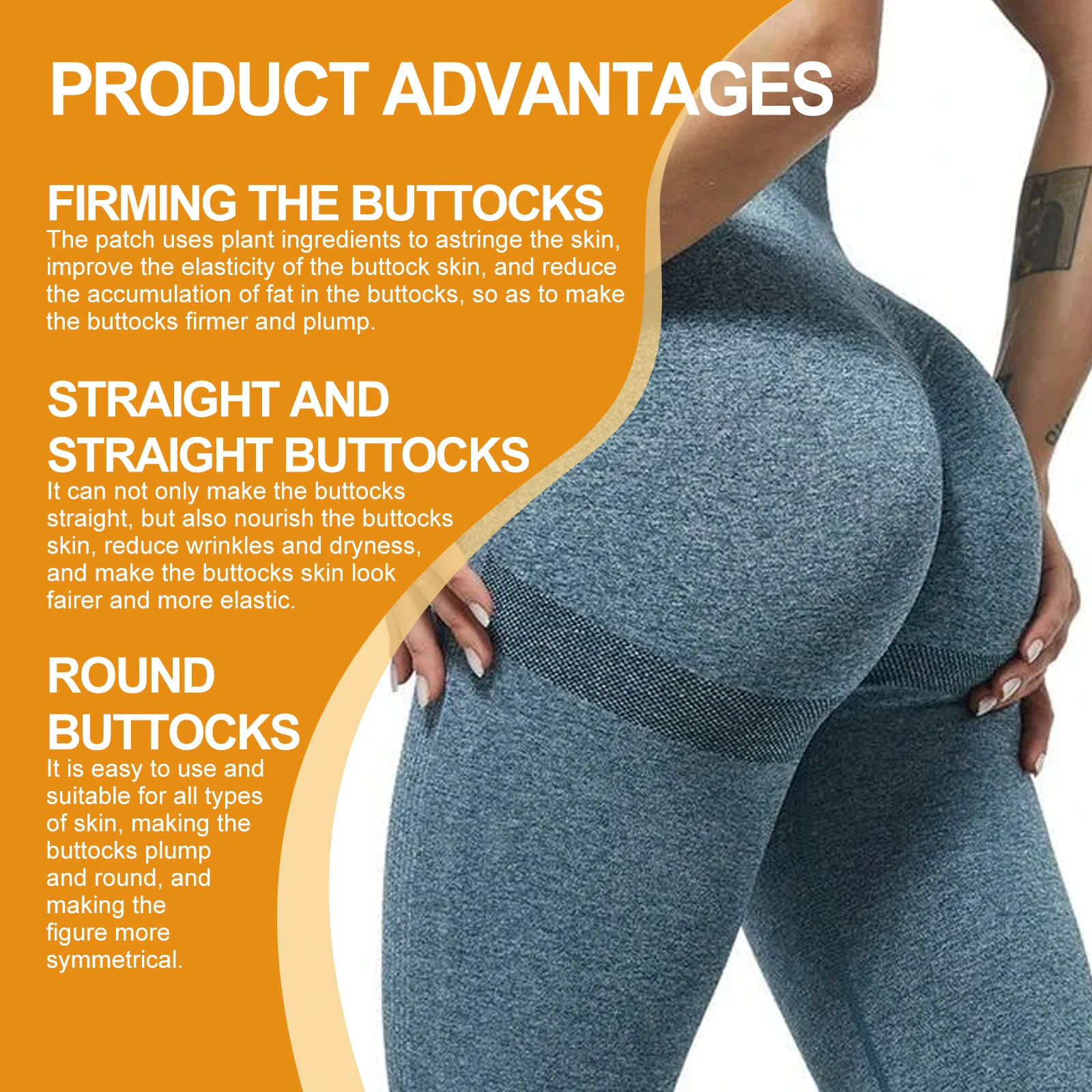 West Month Collagen Buttock Lifting Patches for Firming, Plumping & Shaping 5 collagen buttock lifting patches wes 8phd67y4 desc 5