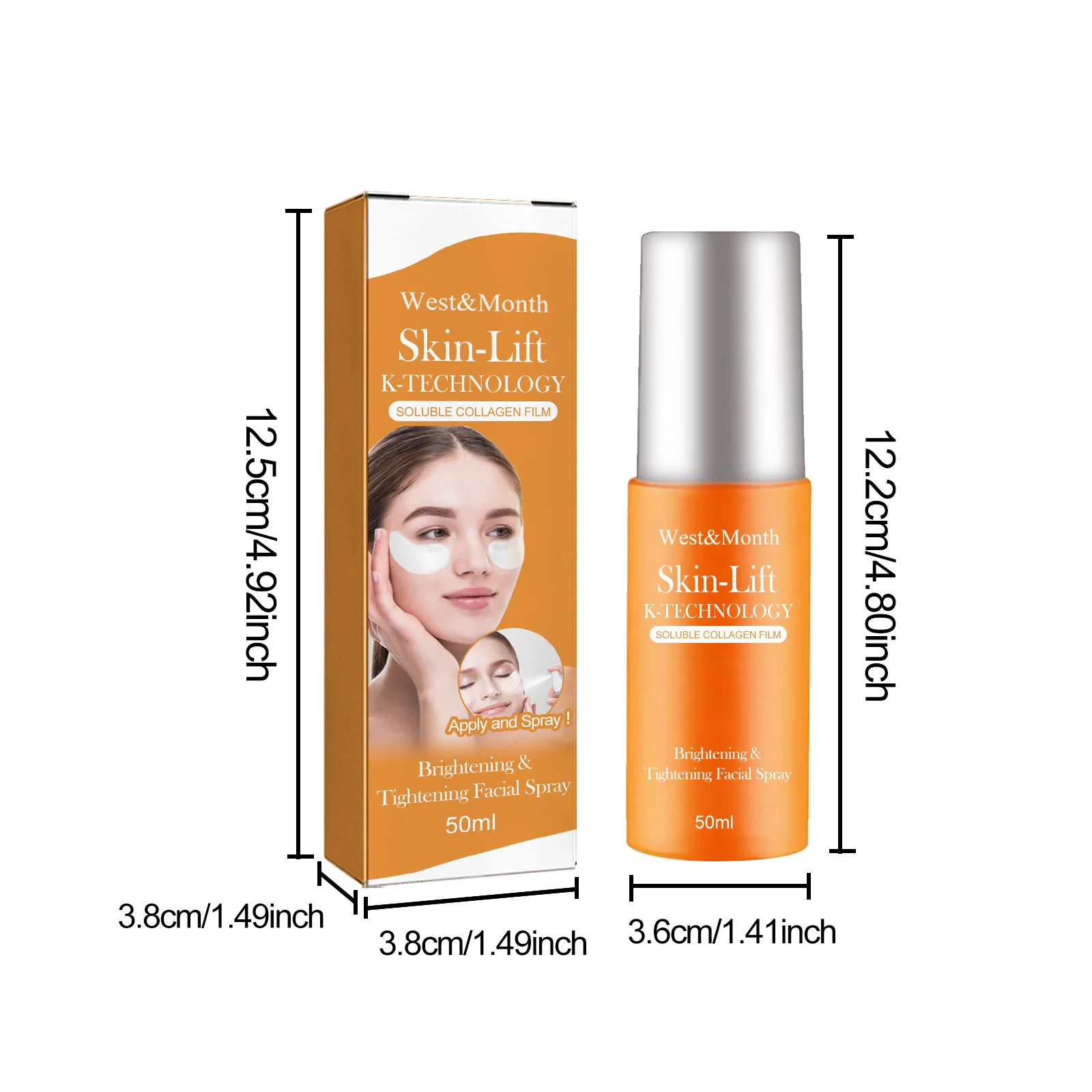 West Month Soluble Collagen Eye Film & Tightening Facial Spray 50ml 1 collagen eye film facial spray wes 7pmz5k4n desc 1