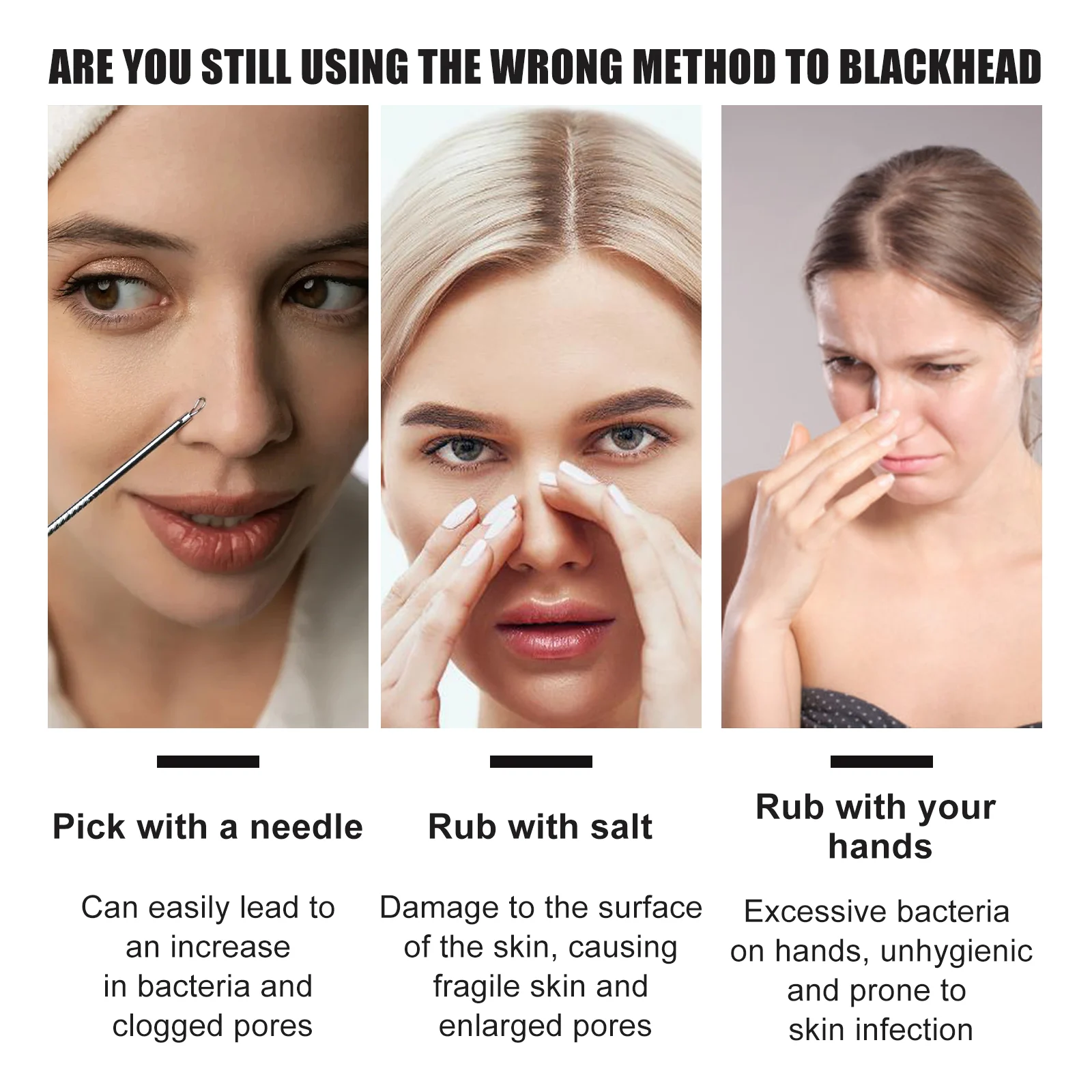 West Month Deep Cleansing Nose Pore Strips for Blackhead Removal 6 deep cleansing nose pore strips wes c3k8qqtp desc 6