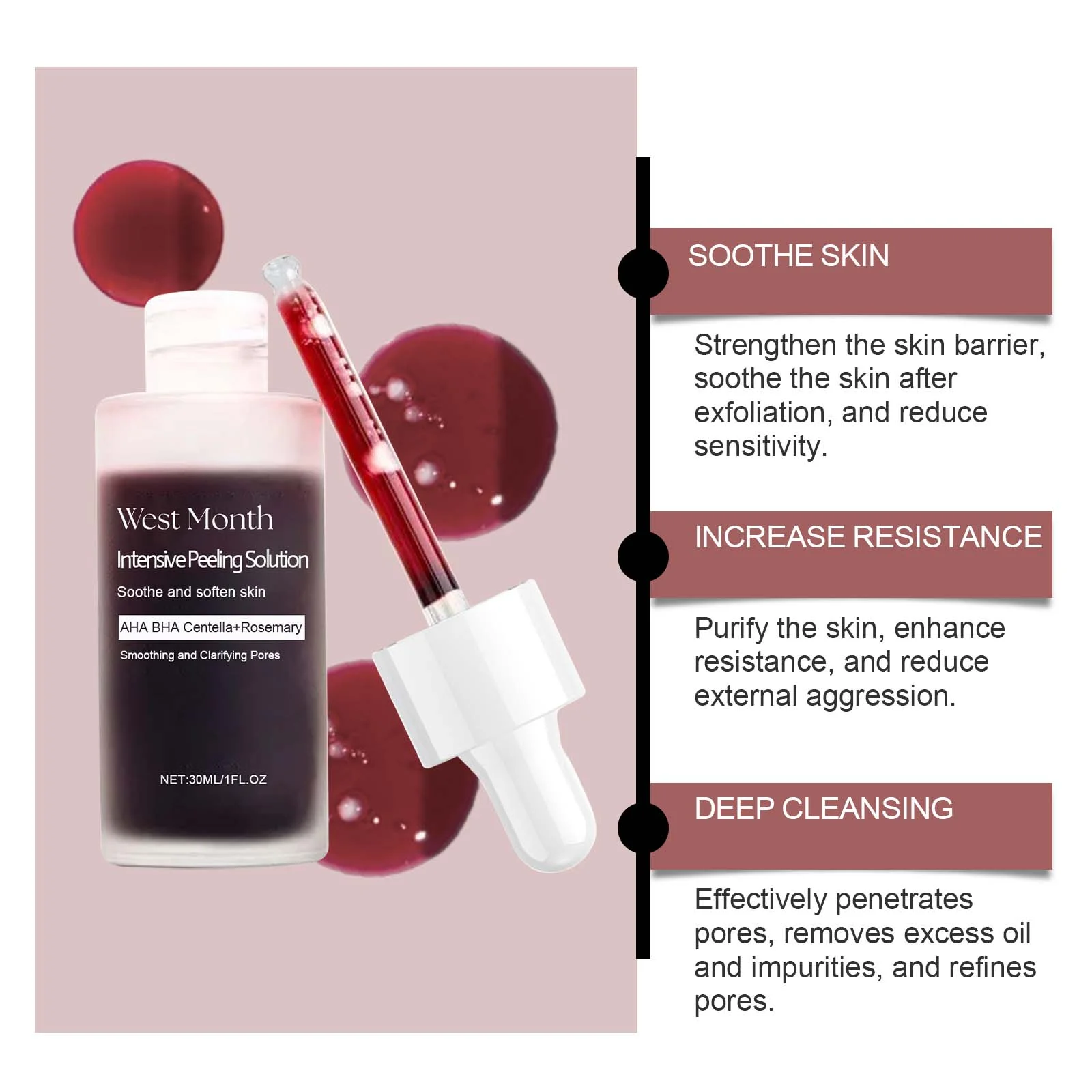 Exfoliating Brightening Serum 30ml for Dullness & Pores with Centella & AHA BHA 8 exfoliating brightening serum 30ml centella aha bha wes hv4dv4ta desc 8