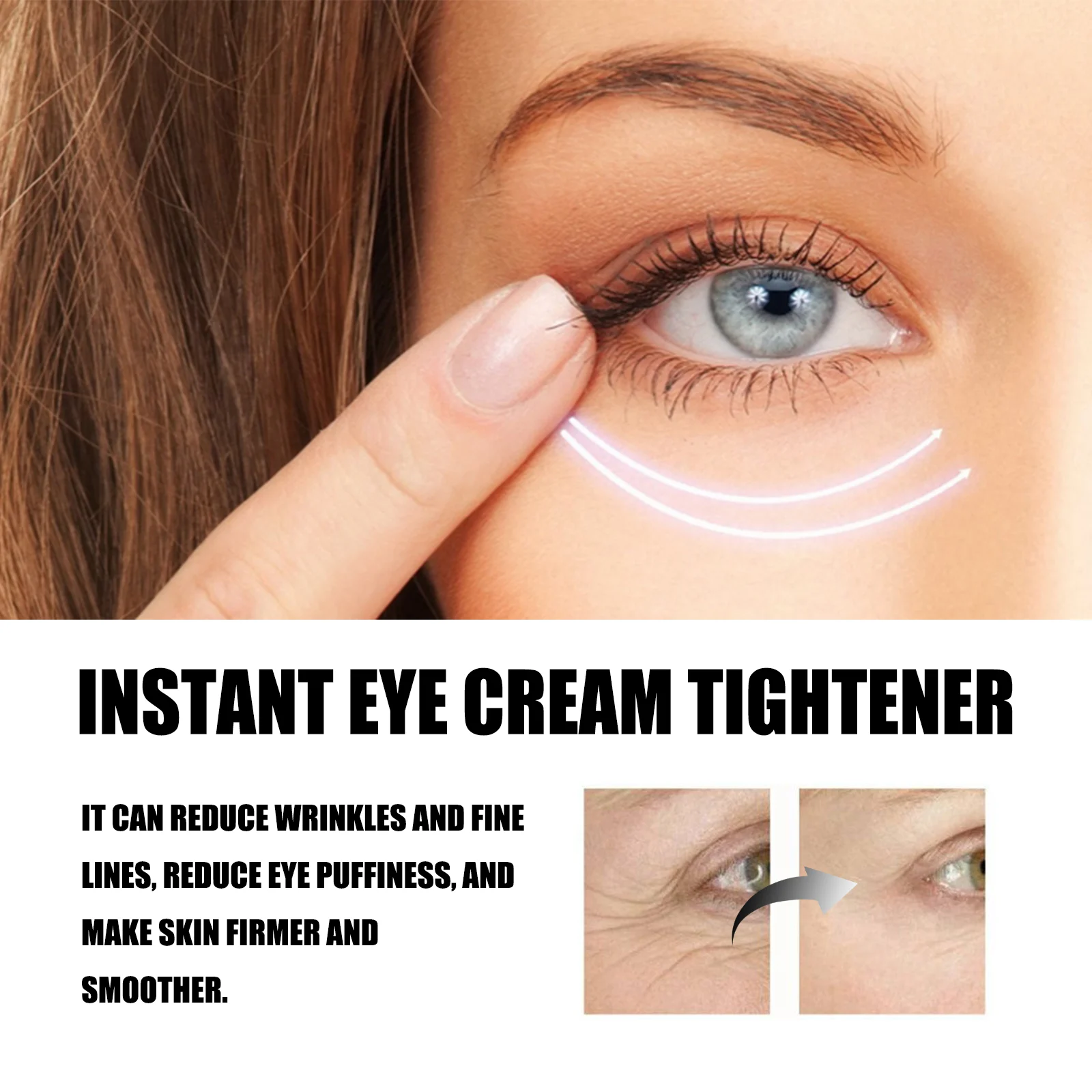 West Month Instant Eye Cream Tightener for Wrinkles, Dark Circles, and Puffiness 7 eye cream tightener wes qddm9vu2 desc 7
