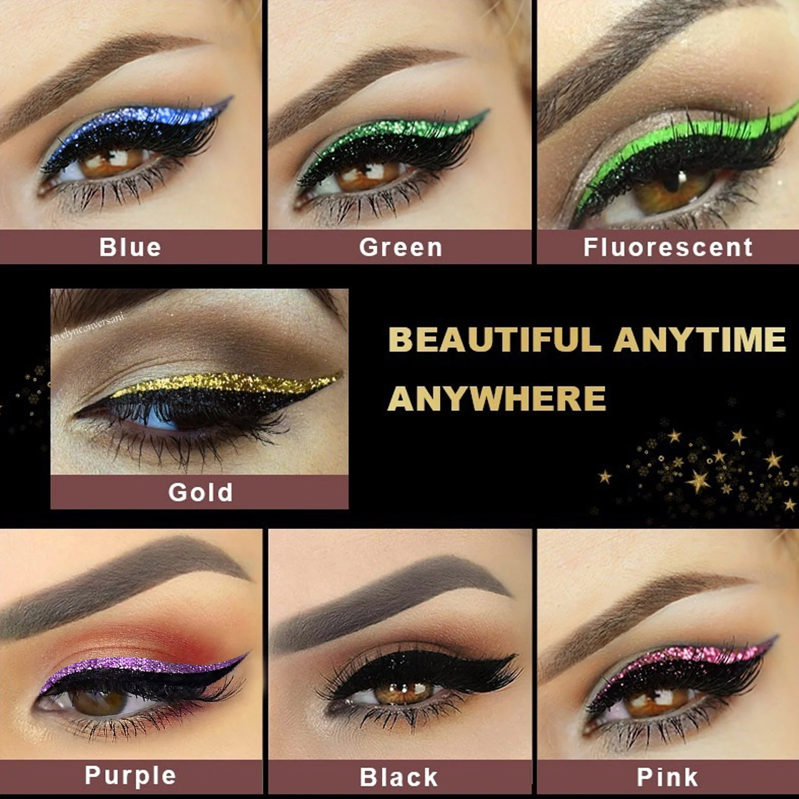 Self-Adhesive Eyeliner Stickers 4 Pairs Purple Reusable Waterproof False Eyelash Strips 5 eyeliner stickers false eyelashes wes wcbbqdtk desc 4