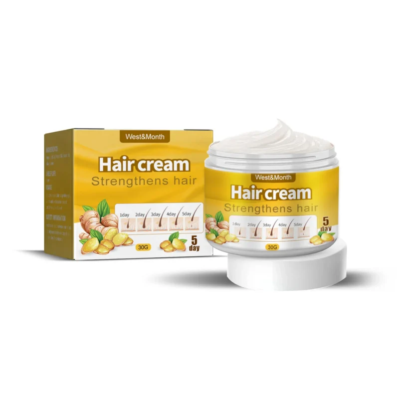 West&Month Ginger Hair Loss Treatment Cream 30g for stronger roots and reduced shedding