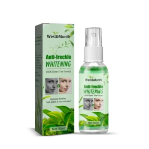 West Month Green Tea Anti-Freckle Whitening Toner 60ml Brighten Skin Dark Spots