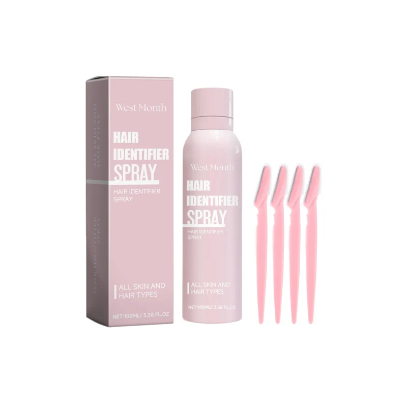 West Month Hair Identifier Spray for Face with Eyebrow Trimmer, 100ml