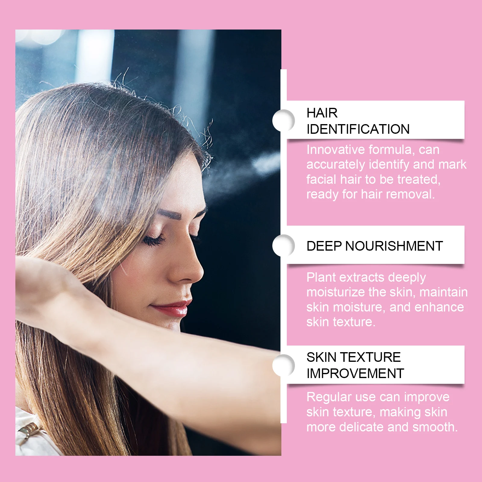 West Month Hair Identifier Spray for Face with Eyebrow Trimmer, 100ml 5 hair identifier spray wes qfpb8wsp desc 5