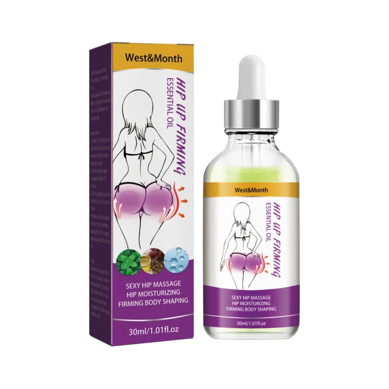 West Month Hip Firming Massage Oil - Tighten, Lift & Shape Buttocks