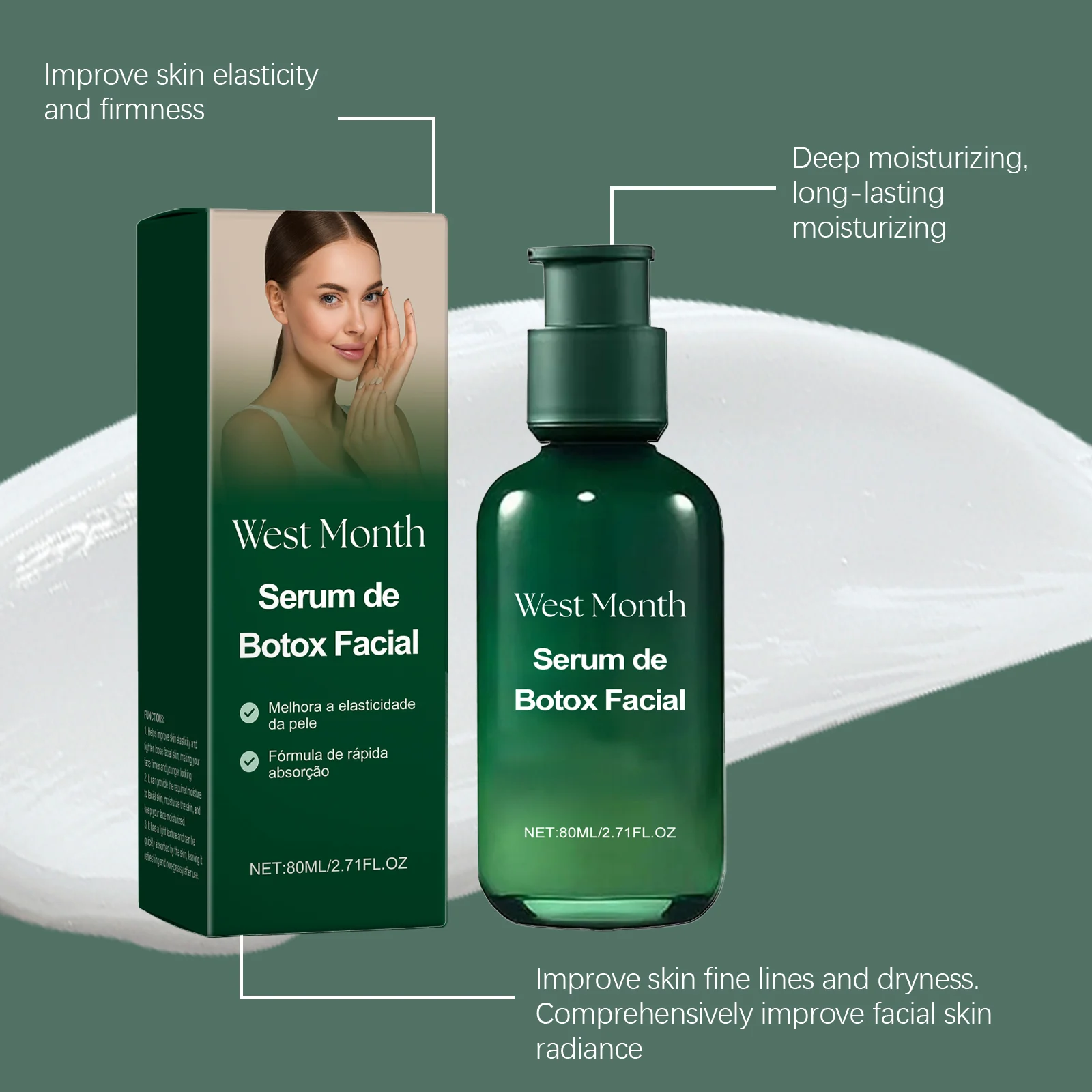 Hydrating Firming Serum Moisturizing Plumping Face Skin Texture Improvement 30ml 6 hydrating firming serum moisturizing plumping face skin 30ml wes xjg7sqc2 desc 6