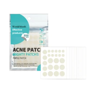 West Month Pimple Patches 300pcs Hydrocolloid Invisible Acne Healing