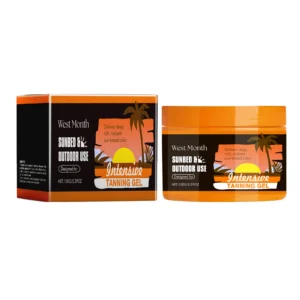 West Month Intensive Carrot Tanning Gel for Deep Sun-Kissed Color and Hydration