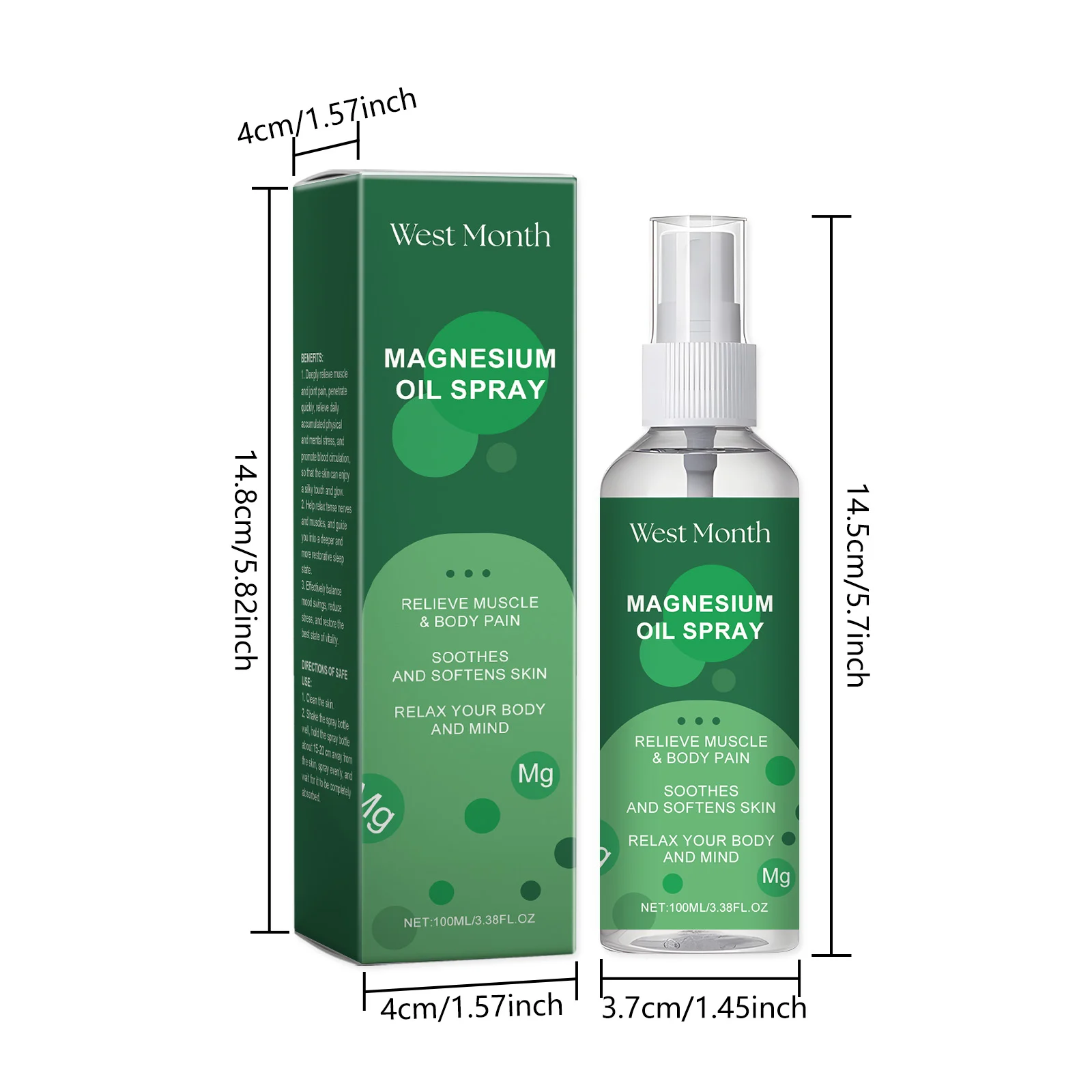 Joint Care Spray 100ml with Magnesium & Herbal Extracts for Muscle & Joint Pain Relief 1 joint care spray magnesium herbal extracts 100ml wes esyxx2cd desc 1