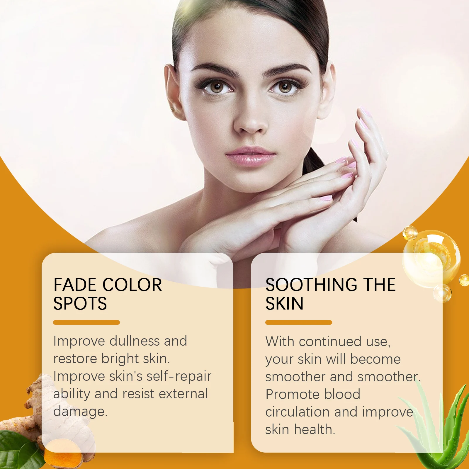 Kojic Acid Turmeric Serum Anti-Aging Face Serum for Brightening and Moisturizing 30ml 7 kojic acid turmeric serum anti aging brightening moisturizing 30ml wes 59v9m7p4 desc 7