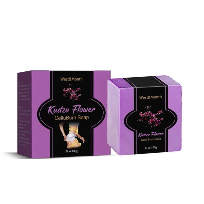 West&Month Kudzu Flower Cellulite Reduction Soap for body slimming and skin firming