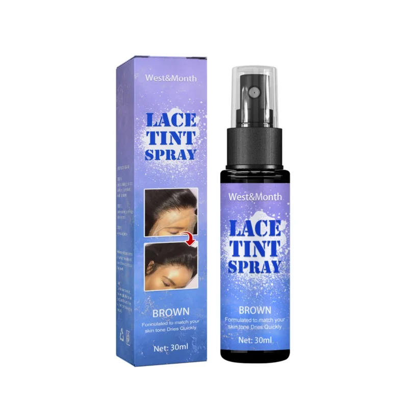 West&Month Lace Tint Spray for Wigs - Waterproof, Oil-Resistant, Quick-Drying Hair & Scalp Color - West Month