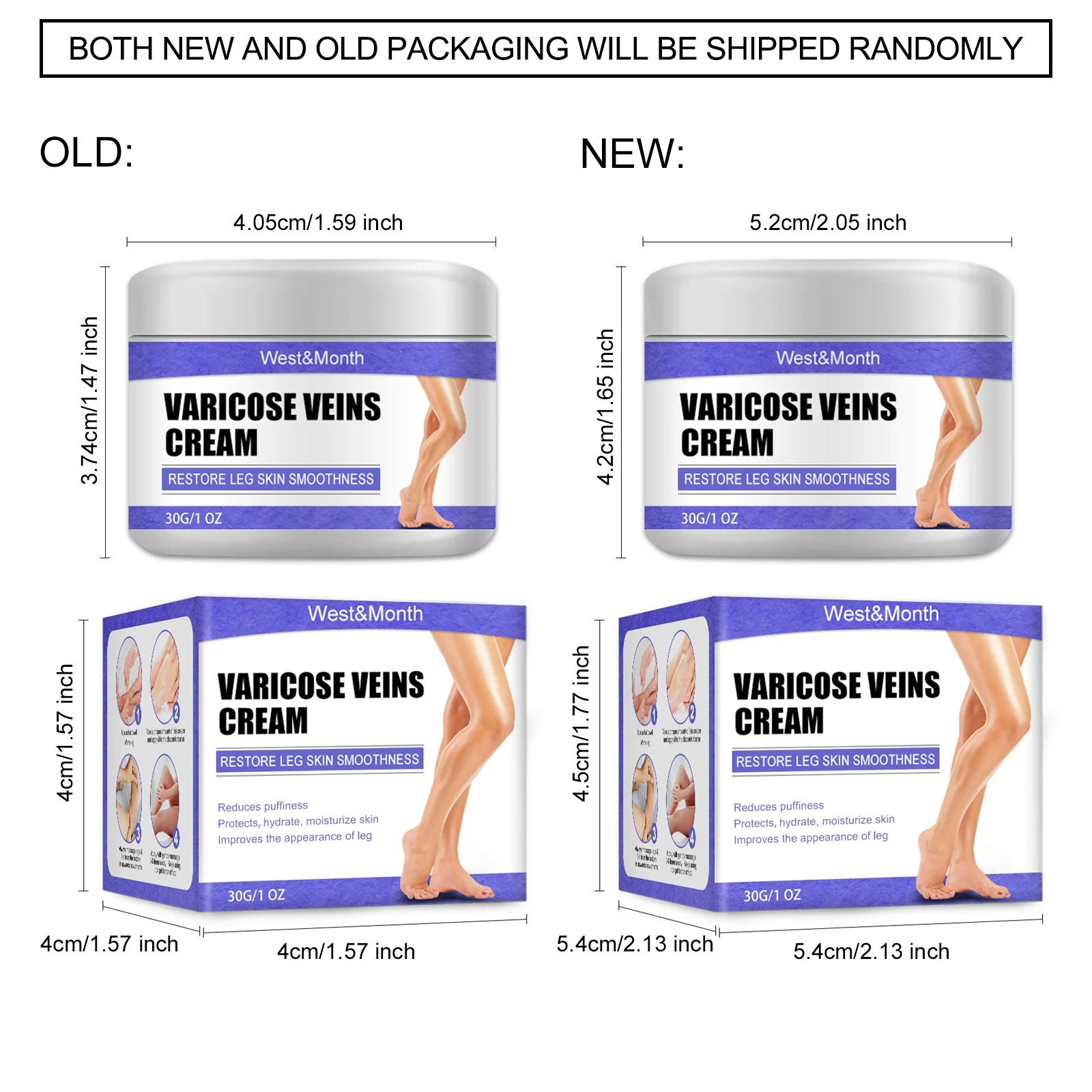 Leg Care Cream for Varicose Veins Relief 30g Soothe Muscle Pain & Swelling 2 leg care cream varicose veins relief 30g wes dut75kk3 desc 2