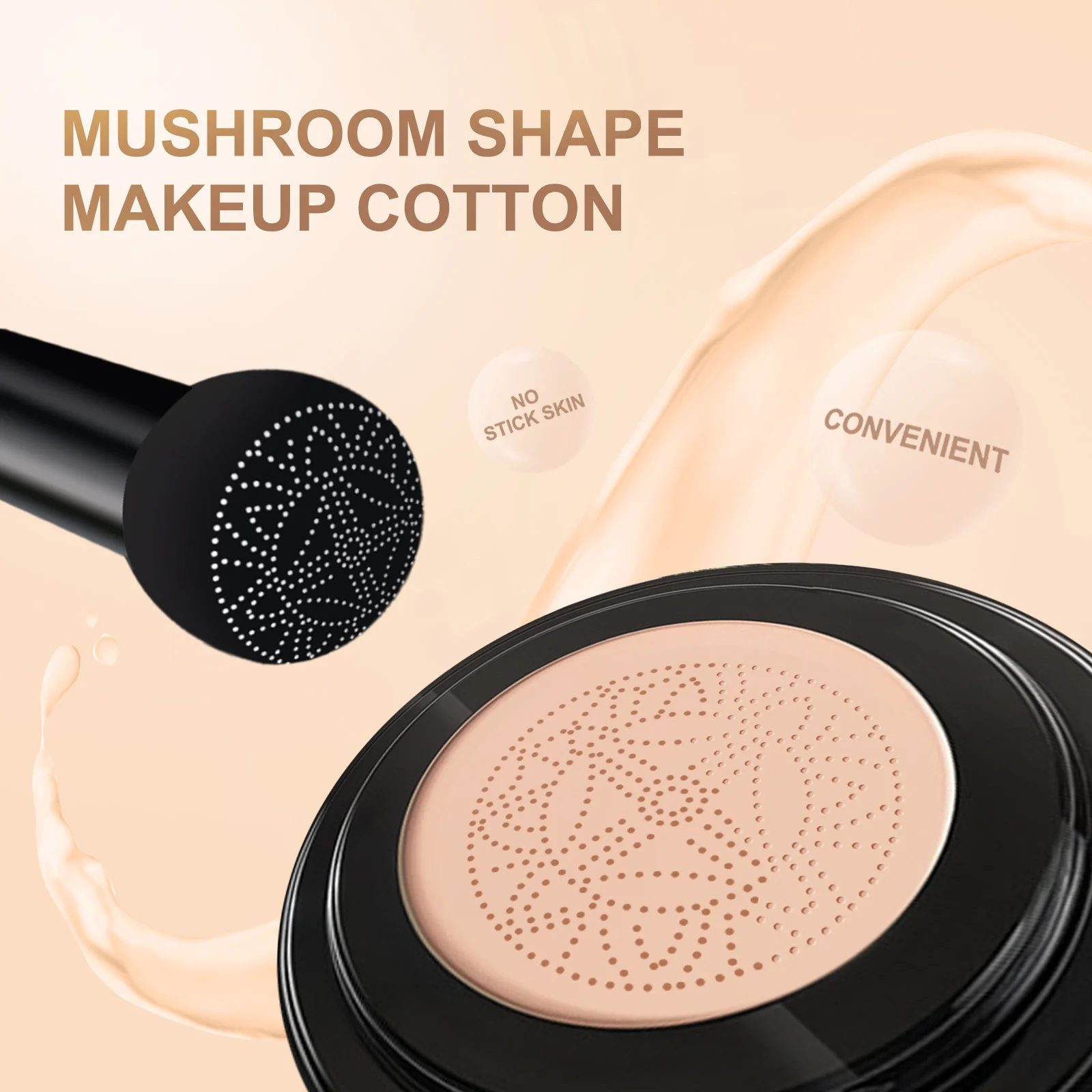 West&Month Mushroom Head Moisture Cushion CC Cream - Hydrating, Concealing, Long-lasting 4 mushroom head moisture cushion cc cream wes vk9ff9ar desc 4
