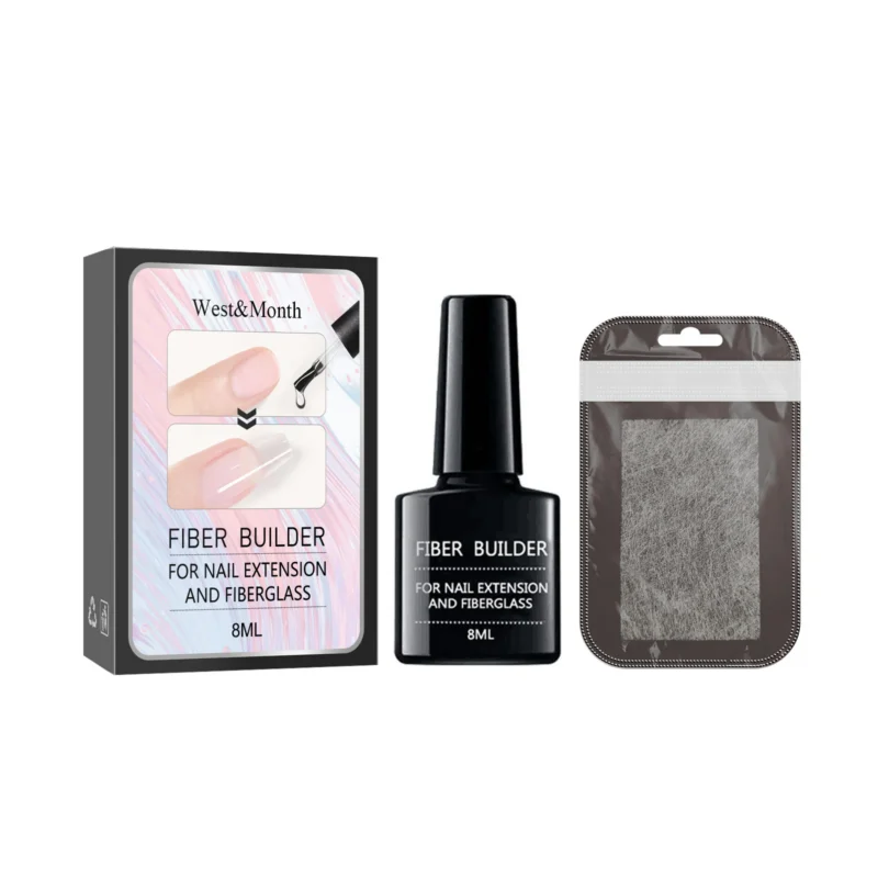 West Month Fiber Builder Gel Kit for Nail Extension and Fiberglass
