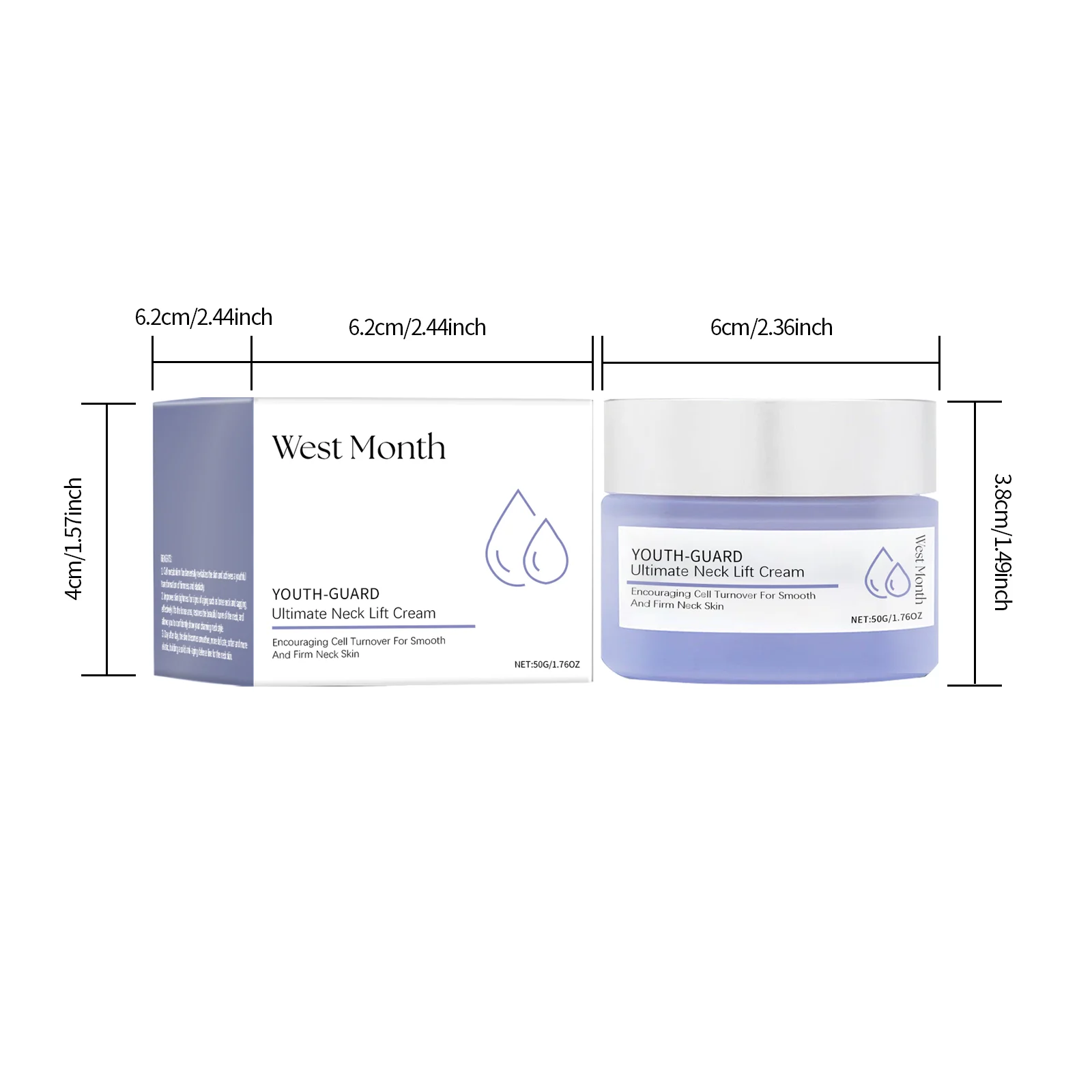 Neck Firming and Lifting Cream Hydrating Anti-Aging Moisturizer 50g 1 neck firming lifting cream hydrating anti aging 50g wes gy3t7zdk desc 1
