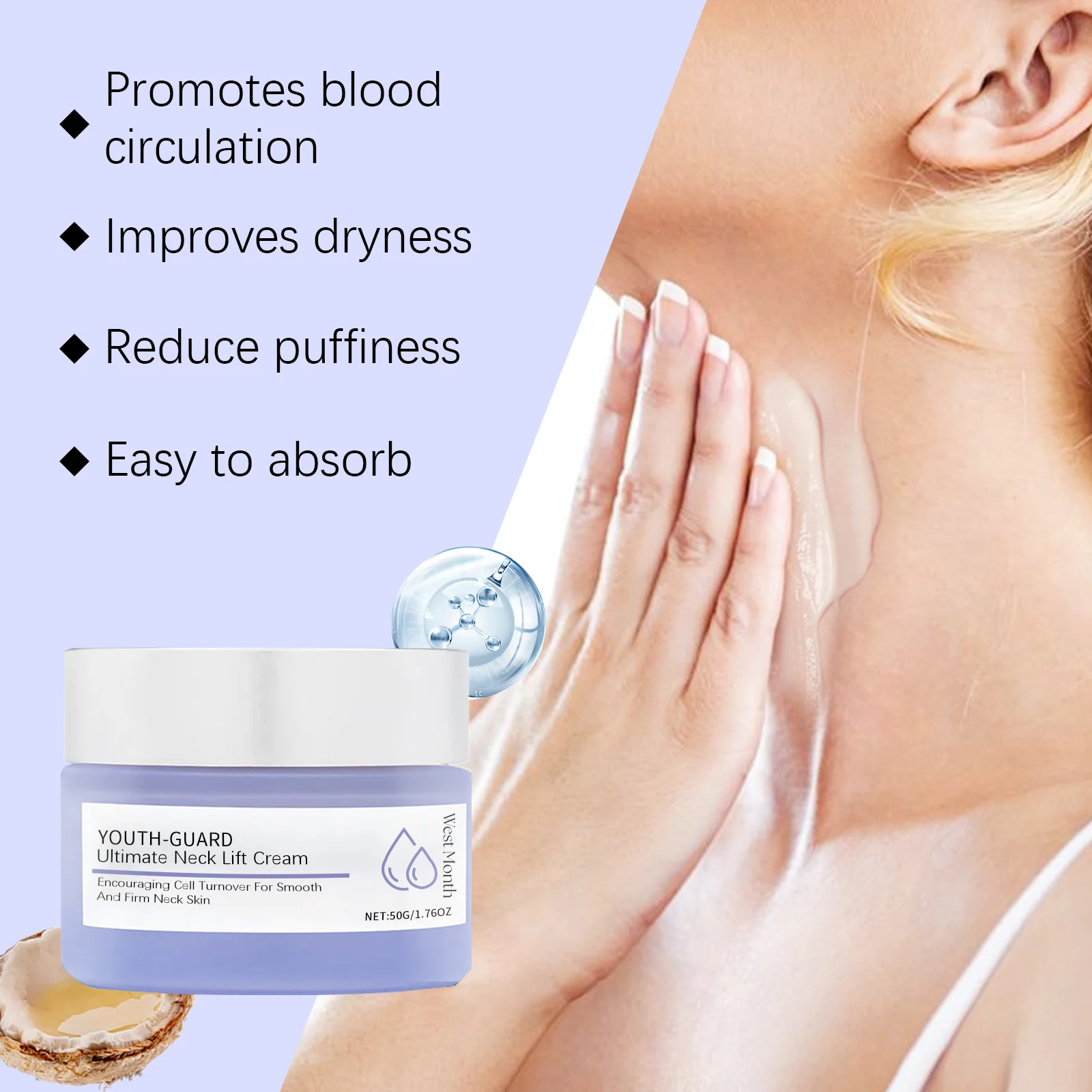 Neck Firming and Lifting Cream Hydrating Anti-Aging Moisturizer 50g 8 neck firming lifting cream hydrating anti aging 50g wes gy3t7zdk desc 8