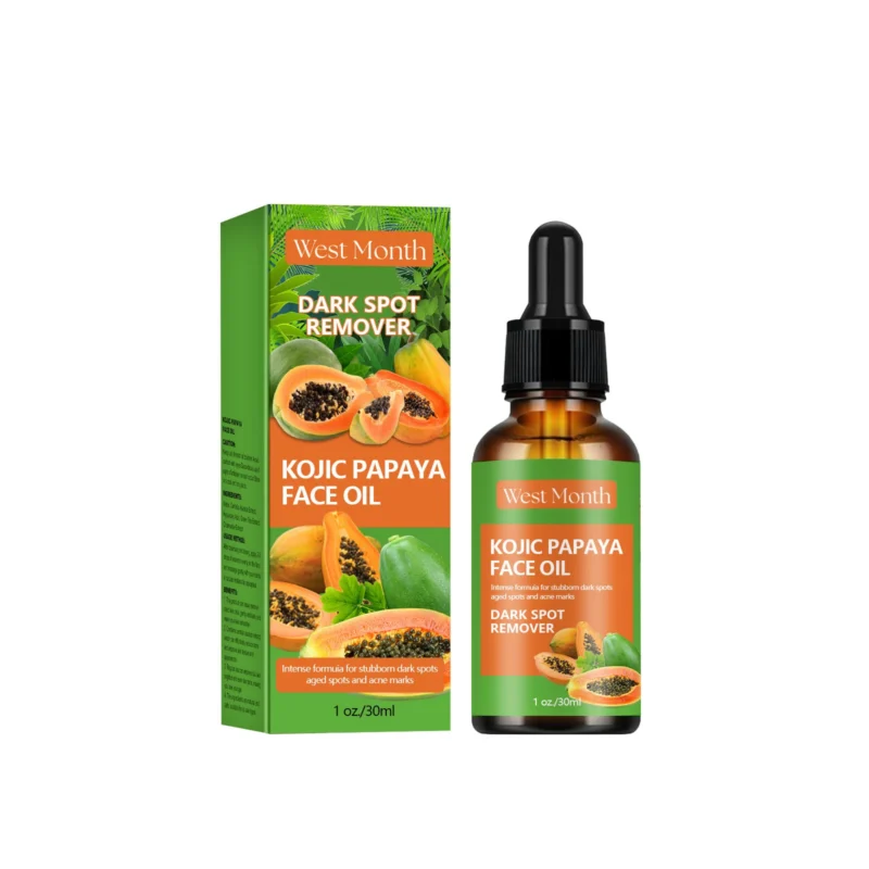 West Month Papaya Fruit Acid Face Essence Serum Dark Spot Remover Hydration Brightening