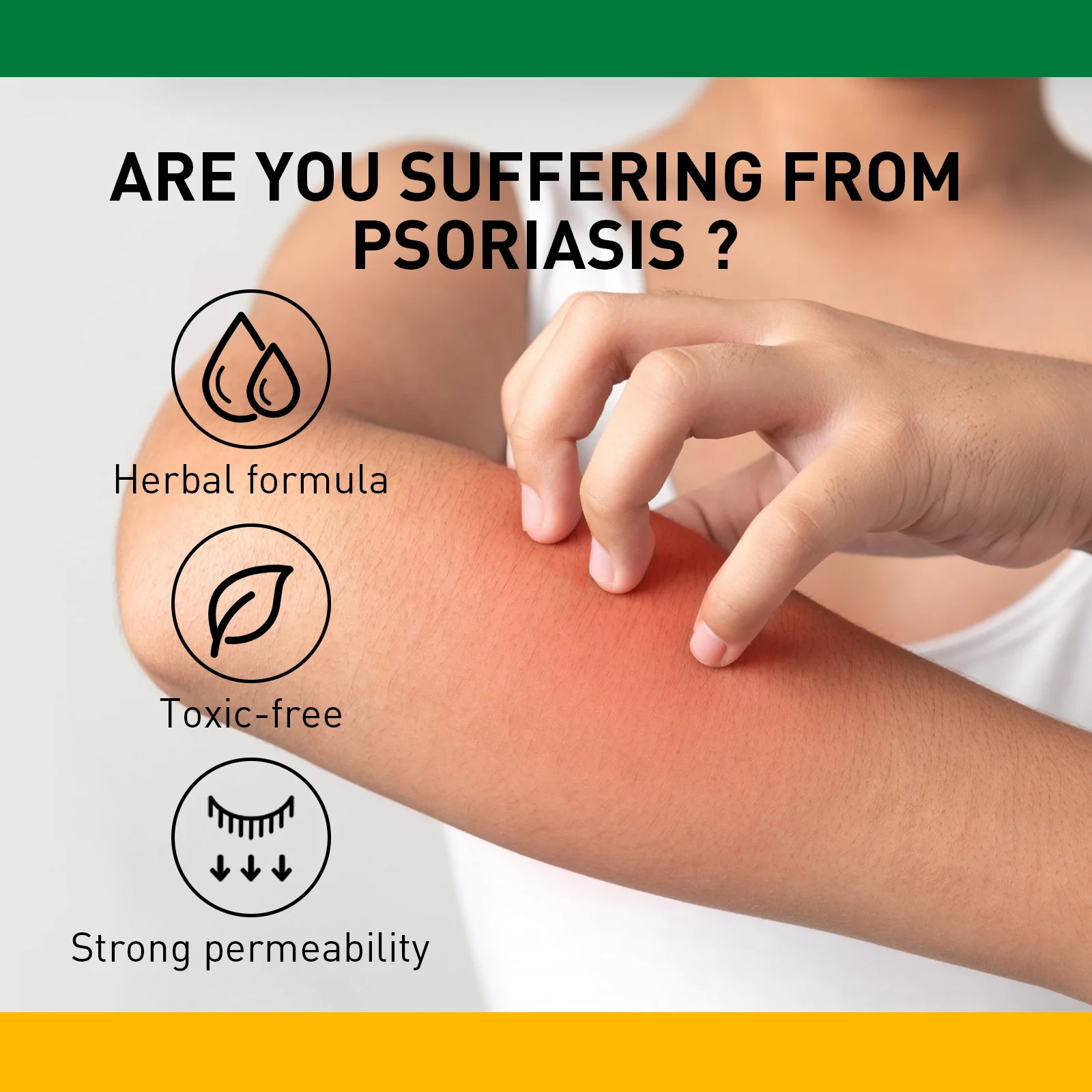 Psoriasis Cream 20g for Eczema & Itchy Skin Relief with Herbal Essence 9 psoriasis cream eczema itchy skin relief herbal 20g wes 93b6yht6 desc 9