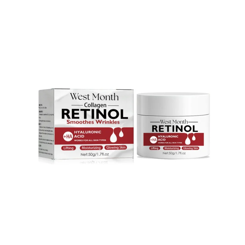West Month Retinol Firming Cream for Wrinkles, Moisturizing, Glowing Skin