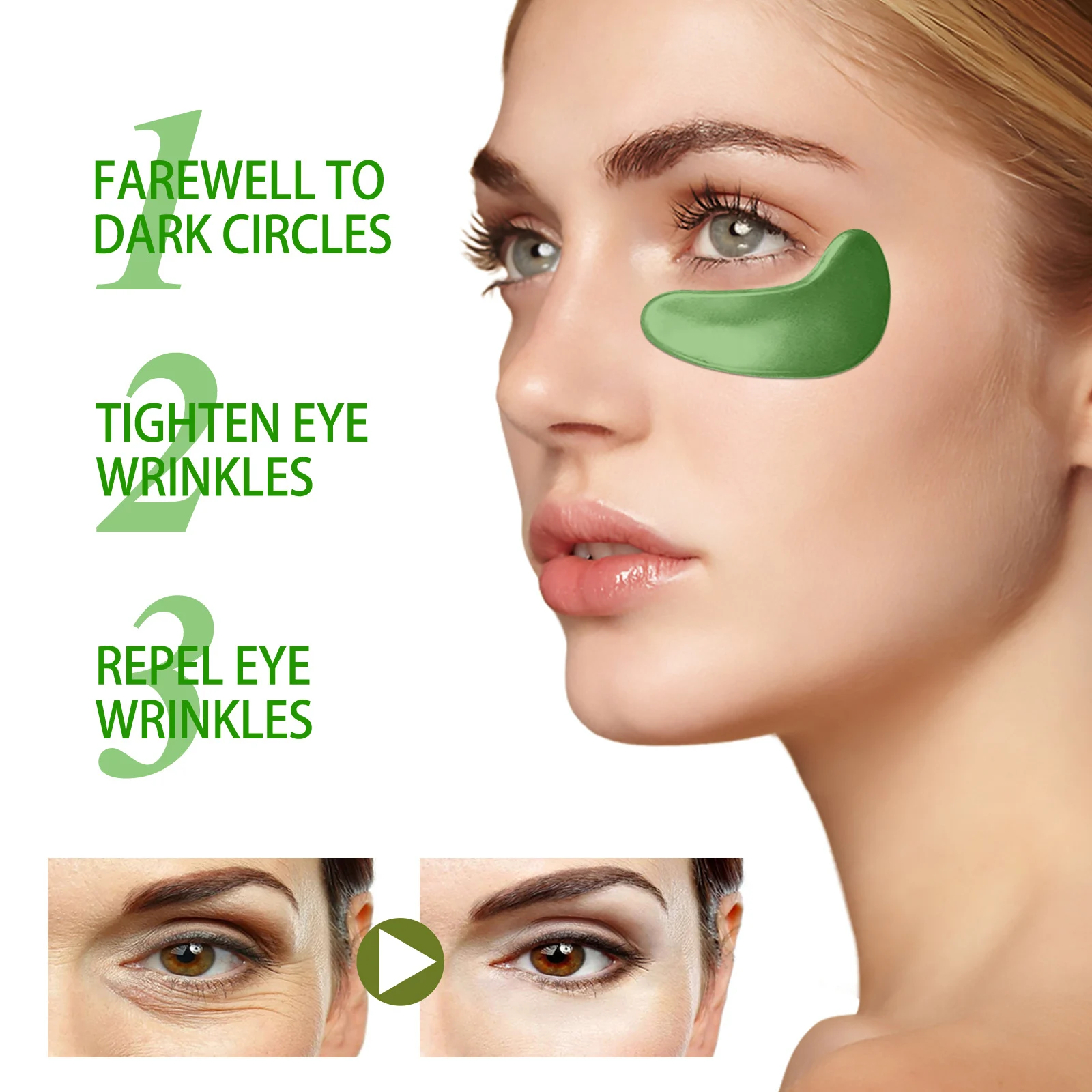 West Month Seaweed Firming Eye Mask for Wrinkles, Dark Circles & Puffy Eyes 4 seaweed firming eye mask wes 7bm2j5h7 desc 4